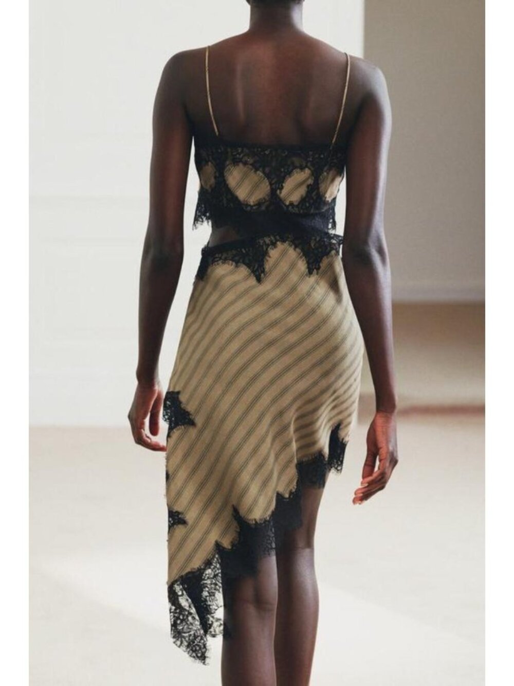 ZARA ZW COLLECTION CUT-OUT SLIP DRESS - Picture 4 of 8